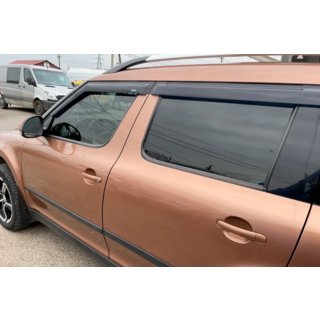 Vindavvisare för sidorutor (4 st, HIC) Skoda Yeti 2009–2017 foto 3