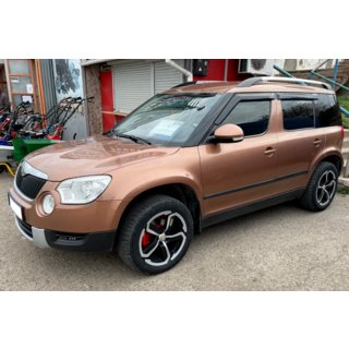 Vindavvisare för sidorutor (4 st, HIC) Skoda Yeti 2009–2017 foto 4