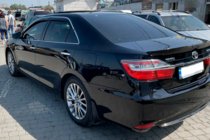 Toyota Camry 2011–2017 Vindavvisare för sidofönster med kromlist (2011-2017 EU / 2011-2014 USA, 4 st, HIC) foto 2