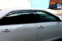 Toyota Camry 2011–2017 Vindavvisare för sidofönster med kromlist (2011-2017 EU / 2011-2014 USA, 4 st, HIC) foto 7