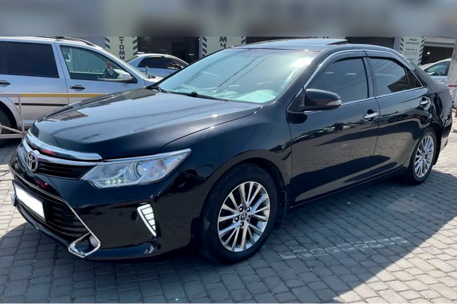 Toyota Camry 2011–2017 Vindavvisare för sidofönster med kromlist (2011-2017 EU / 2011-2014 USA, 4 st, HIC) Image