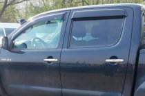 Toyota Hilux 2006–2015 Vindavvisare för sidorutor (4 st, HIC) foto 5