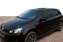Volkswagen Polo 2010–2017 Vindavvisare för sidorutor HB (4 st, HIC) foto 3