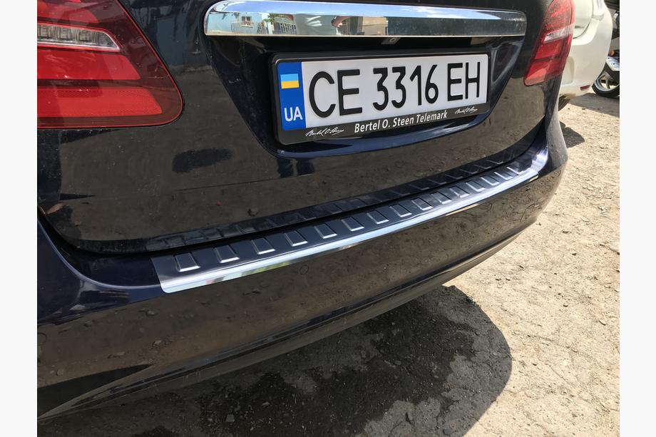 Mercedes B-class W246 2011–2018 Lastskydd bakre stötfångare Carmos (rostfritt stål) Foto 3