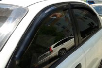 Chevrolet Lanos 1998–2017 Vindavvisare för sidorutor (4 st, HIC) foto 10