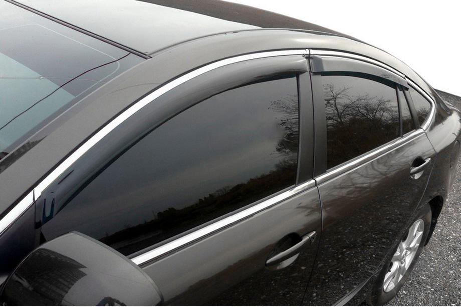 Ford Mondeo 2014–2022 Vindavvisare med kromlist (4 st, HIC) Image
