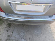 Mercedes C-klass W204 2007–2015 Bakre stötfångarskydd (SW, blank, rostfritt stål) foto 1