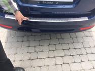 Mercedes E-class W212 2009–2016 Lastskydd bakre stötfångare Carmos (SW, rostfritt stål) foto 2