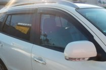 Hyundai Santa Fe 3 2012–2018 Vindavvisare för sidorutor (4 st, HIC) foto 2