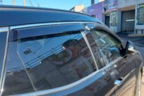 Hyundai Santa Fe 3 2012–2018 Vindavvisare med kromlist (4 st, HIC) foto 2