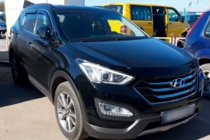 Hyundai Santa Fe 3 2012–2018 Vindavvisare med kromlist (4 st, HIC) foto 3