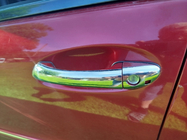 Mercedes C-klass W203 2000–2007 Dörrhandtagskåpor (4 st, rostfritt stål) Carmos - turkiskt stål foto 1