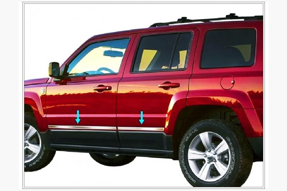 Jeep Cherokee/Liberty 2007–2013 Dörrlist (rostfritt stål) Image