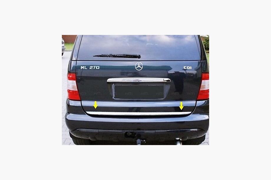 Mercedes ML W163 1997–2005 Kromlist till baklucka (rostfritt stål) Foto 2