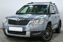 Skoda Yeti 2009–2017 Kromlister till dimljus i rostfritt stål (2009-2013, 2 st.) foto 1