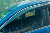 Nissan X-trail T32/Rogue 2014–2021 Vindavvisare med kromlist (4 st, HIC) foto 2