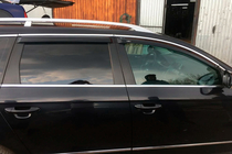 Volkswagen Passat B6 2006–2012 Vindavvisare med kromlist SW (4 st, HIC) foto 3