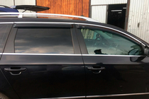 Volkswagen Passat B6 2006–2012 Vindavvisare med kromlist SW (4 st, HIC) foto 5
