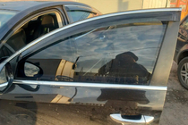 Volkswagen Passat B7 2012–2015 Vindavvisare med kromlist SW (4 st, EU, HIC) foto 4
