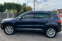 Volkswagen Tiguan 2007–2016 Vindavvisare med kromlist (4 st, HIC) foto 2
