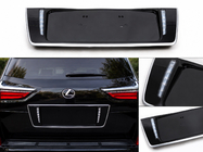 Lexus LX570/450d 2008–2022 Bakre registreringsskylthållare med LED (2007-2023) Vit färg foto 1