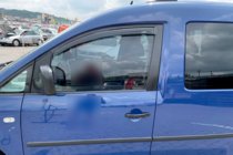 Volkswagen Caddy 2015–2020 Vindavvisare för sidorutor (2 st, HIC) foto 12