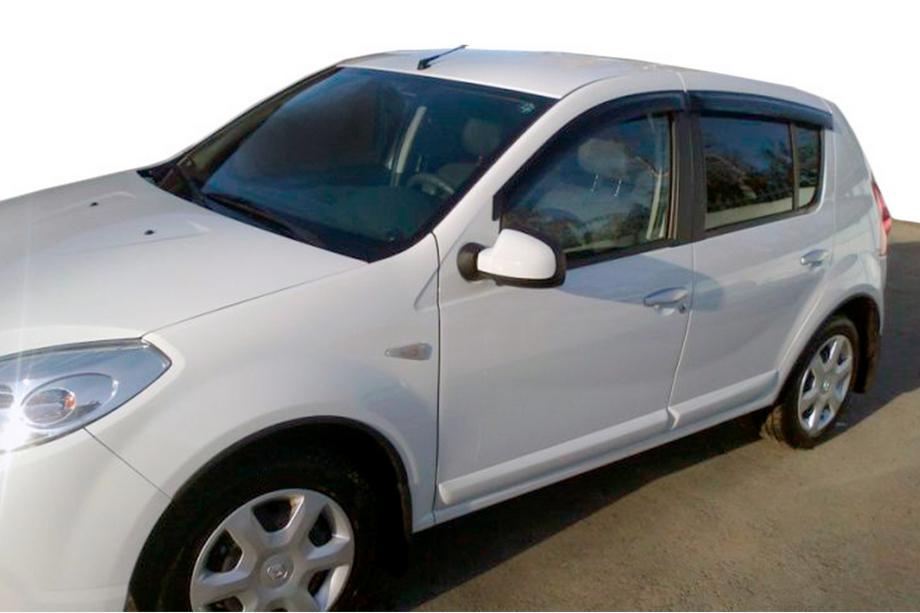 Dacia Sandero 2007–2013 Vindavvisare för sidorutor (4 st, HIC) Image
