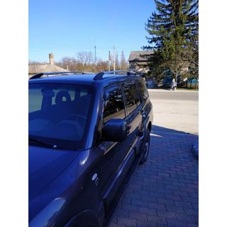 Takrails i krom, turkisk design (2 st) Mitsubishi Pajero Wagon III 1999–2006 foto 3