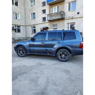 Takrails i krom, turkisk design (2 st) Mitsubishi Pajero Wagon III 1999–2006 foto 4