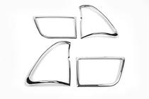 BMW X5 E53 1999–2006 Kromade bakljusramar (plast) foto 4