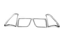 BMW X5 E53 1999–2006 Kromade bakljusramar (plast) foto 2