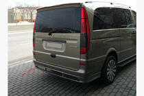 Mercedes Viano 2004–2014 Sport-diffusor för bakre stötfångare (för lackering) foto 1