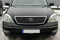 Lexus LS 2001–2006 Kromade strålkastarramar (2 st, plast) foto 1