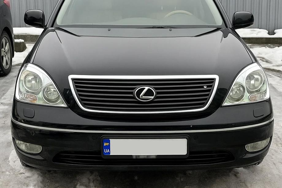 Lexus LS 2001–2006 Kromade strålkastarramar (2 st, plast) Image