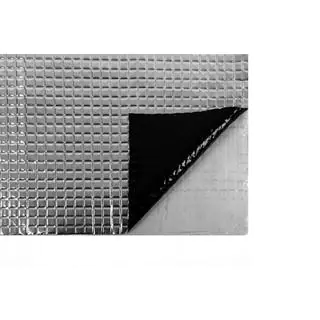 Vibrationsdämpande matta Base med aluminiumfolie (75x47 cm)