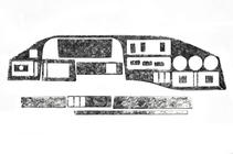 Volkswagen LT 1995–2006 Instrumentpanelslister (Meric, Turkiet) foto 2