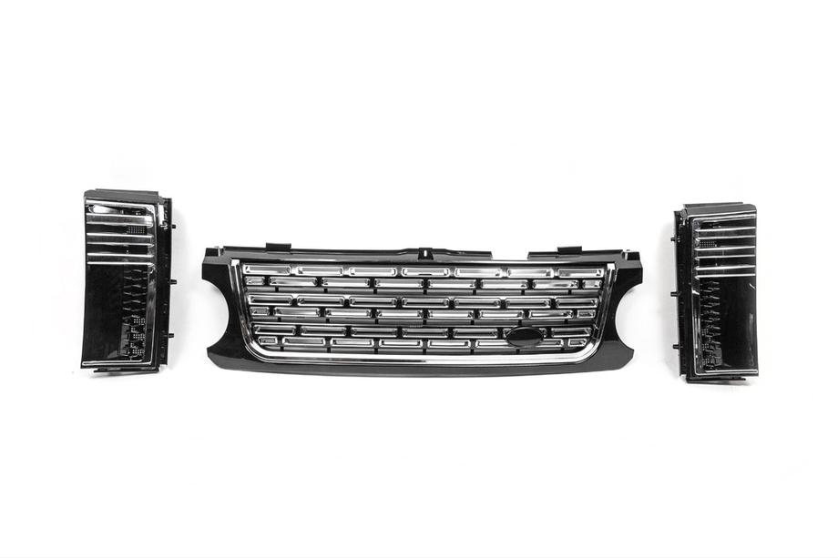 Range Rover III L322 2002–2012 Frontgrill och sidogälar i Autobiography-stil (för 2005-2009) Foto 2