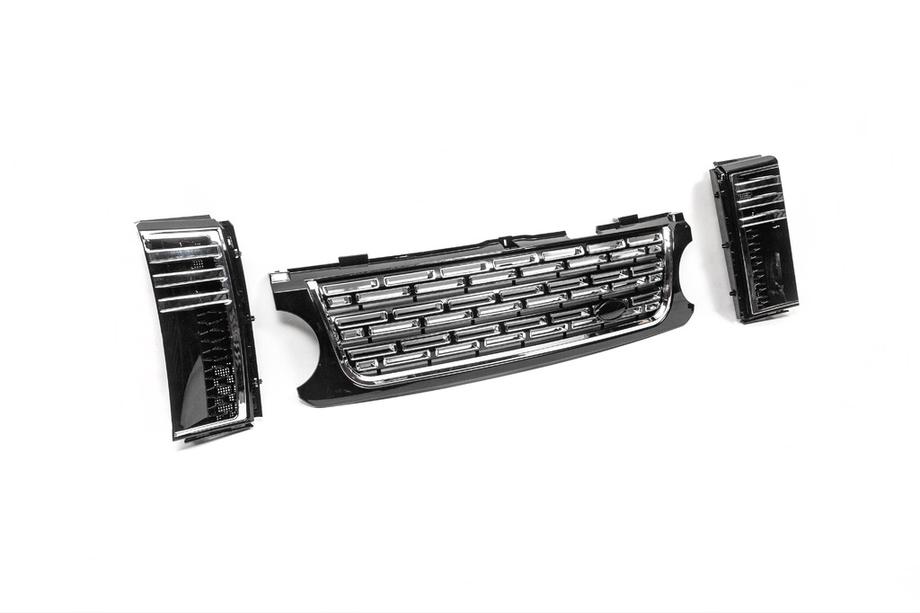 Range Rover III L322 2002–2012 Frontgrill och sidogälar i Autobiography-stil (för 2005-2009) Foto 1