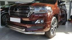 Toyota Land Cruiser 200 2007–2021 Främre frontbåge ST014 (2015+, rostfri) foto 2