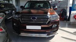 Toyota Land Cruiser 200 2007–2021 Främre frontbåge ST014 (2015+, rostfri) foto 4
