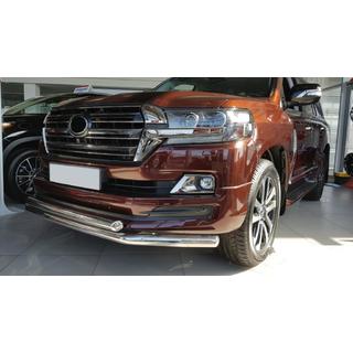 Främre frontbåge ST014 (2015+, rostfri) Toyota Land Cruiser 200 2007–2021 foto 2