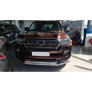 Främre frontbåge ST014 (2015+, rostfri) Toyota Land Cruiser 200 2007–2021 foto 4