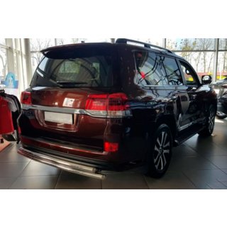 Bakre skyddsbåge AK002-double (2 st, rostfritt) Toyota Land Cruiser 200 2007–2021 foto 2