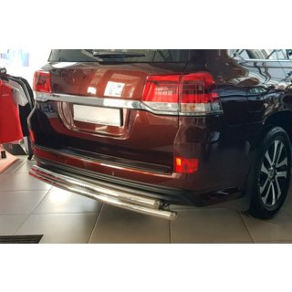 Bakre skyddsbåge AK002-double (2 st, rostfritt) Toyota Land Cruiser 200 2007–2021 foto 3