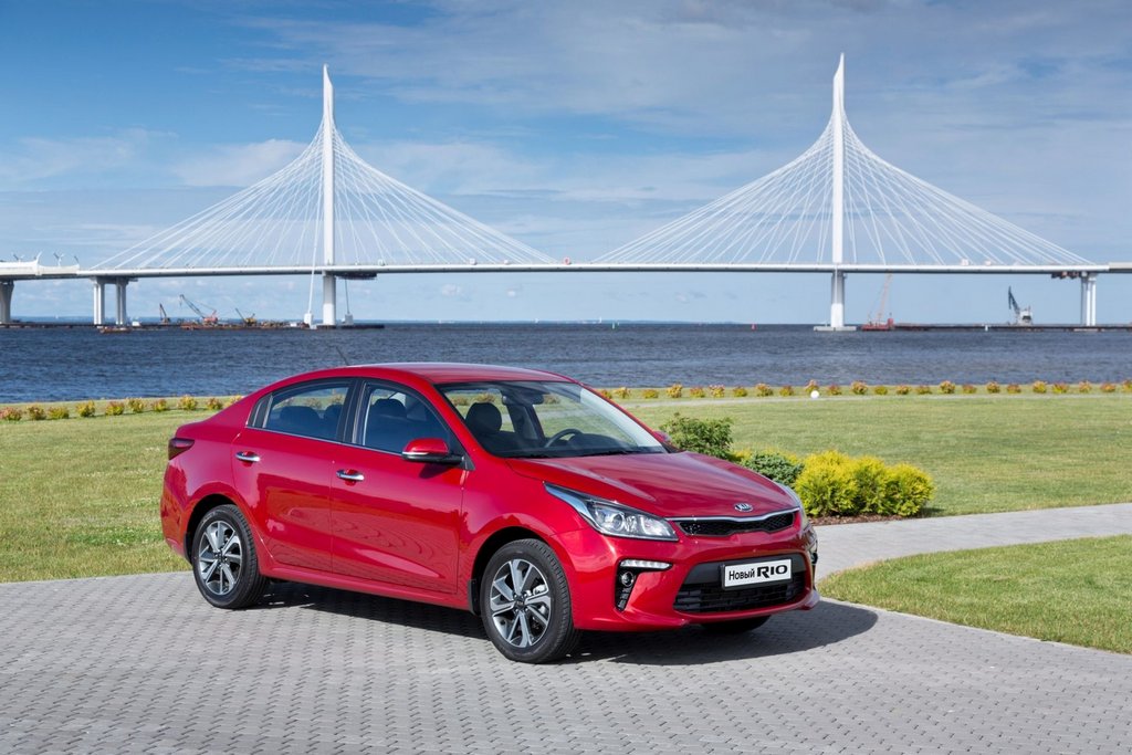 Test av fjärde generationens KIA Rio-sedan