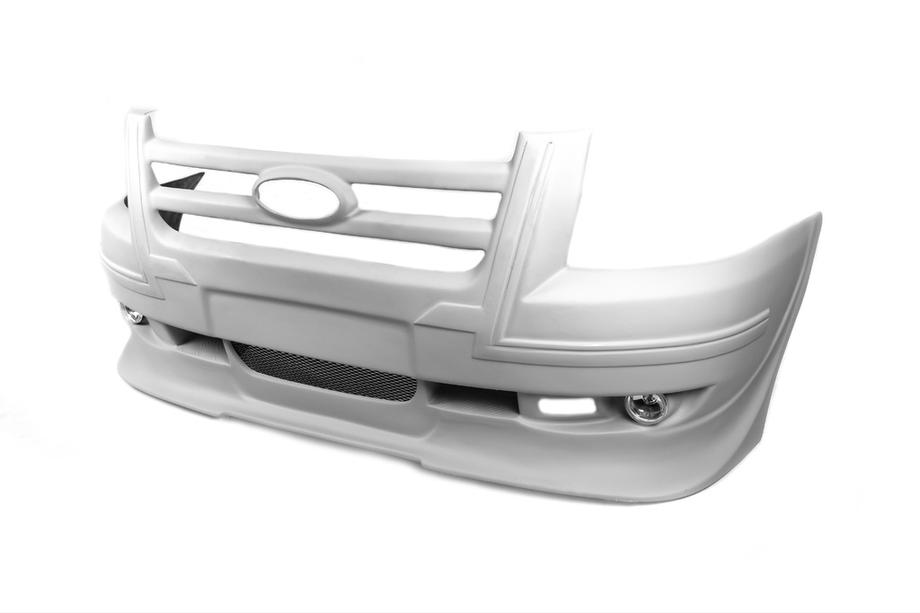 Ford Transit 2000–2014 Frontstötfångarspoiler (2006-2014, med grill) Image
