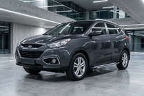Hyundai IX-35 2010–2015 Sidosteg Rainbow (2 st, aluminium) foto 1