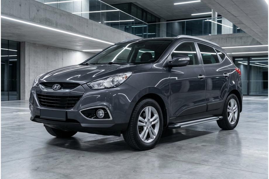 Hyundai IX-35 2010–2015 Sidosteg Rainbow (2 st, aluminium) Image