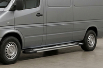 Volkswagen LT 1995–2006 Sidosteg Rainbow (2 st, aluminium) foto 1