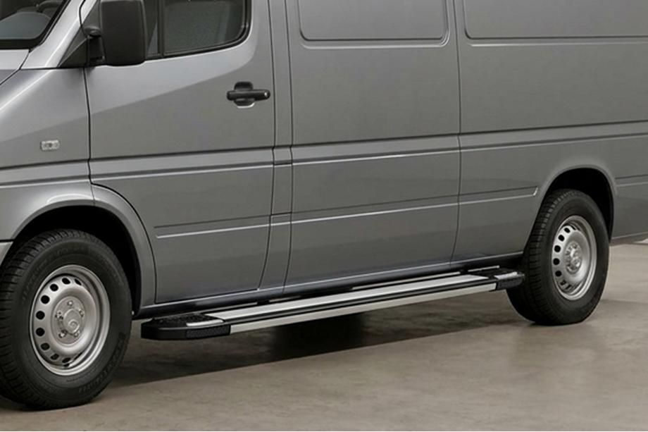Volkswagen LT 1995–2006 Sidosteg Rainbow (2 st, aluminium) Image